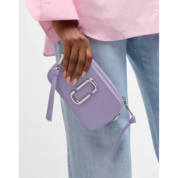 Marc Jacobs Women's The Utility Snapshot Crossbody Bag Lavender Purple OS - Picture 2 of 14